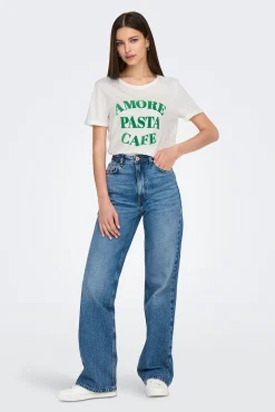 Camiseta con lettering