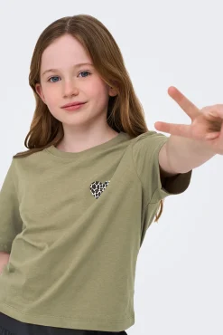 Camiseta corazón niña