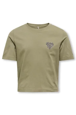 Camiseta corazón niña