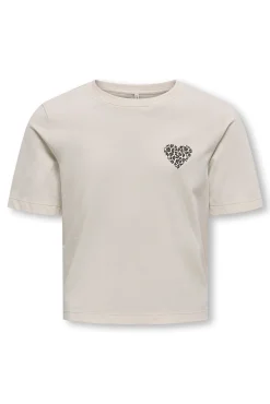 Camiseta corazón niña