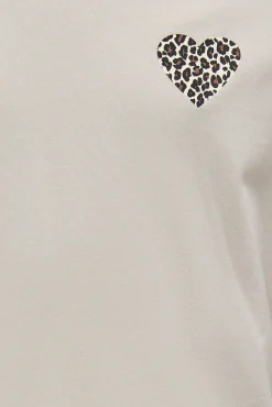 Camiseta corazón niña