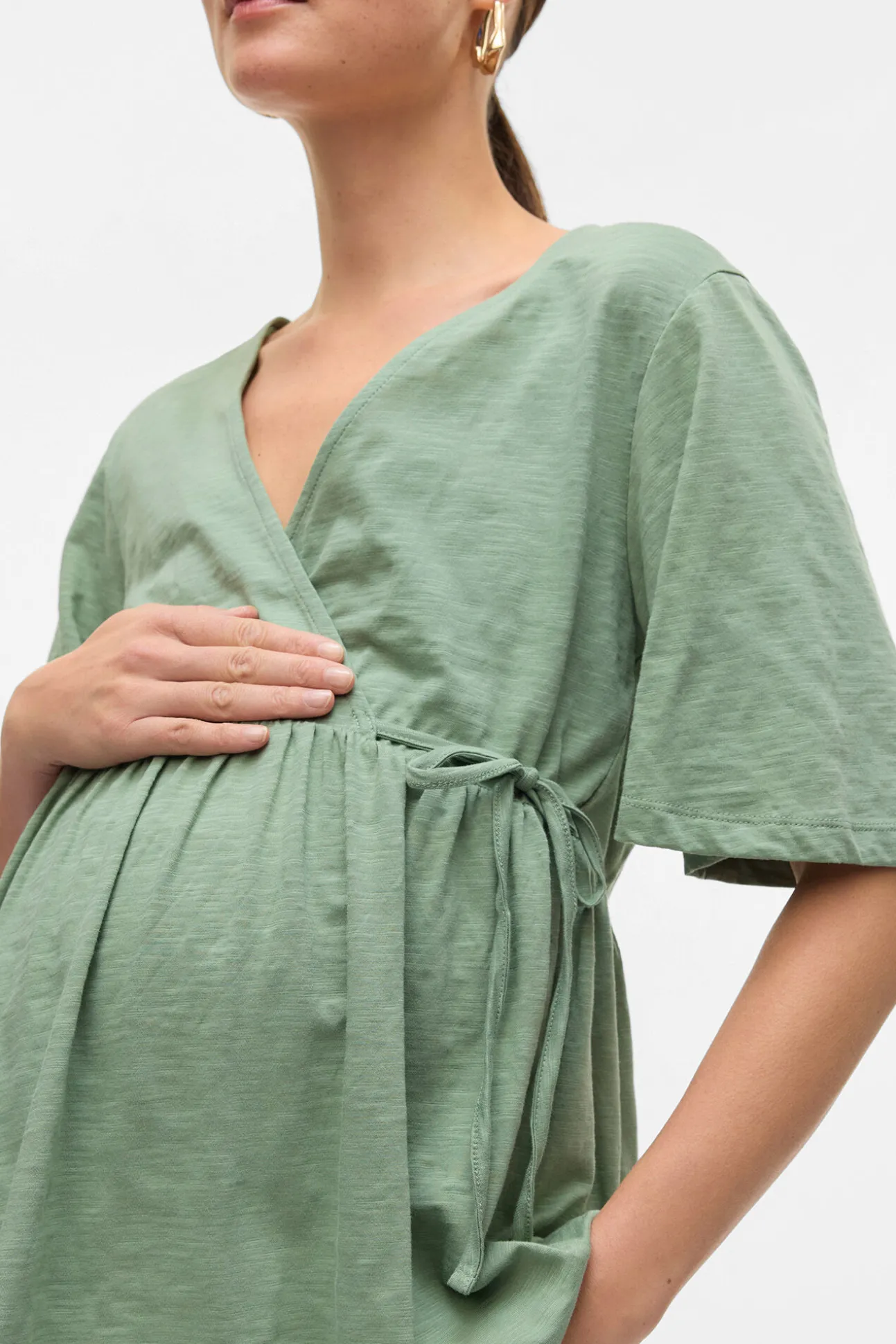 Camiseta de manga corta maternity y lactancia