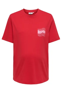 Camiseta de manga corta maternity