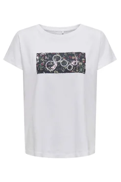 Camiseta de manga corta y cuello redondo