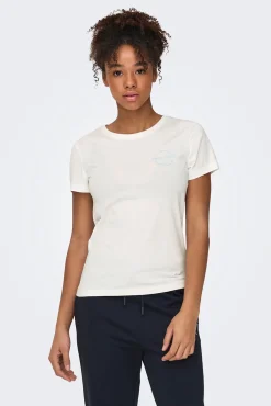 Camiseta de manga corta y cuello redondo