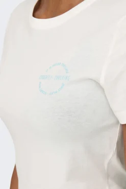 Camiseta de manga corta y cuello redondo