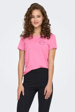 Camiseta de manga corta y cuello redondo