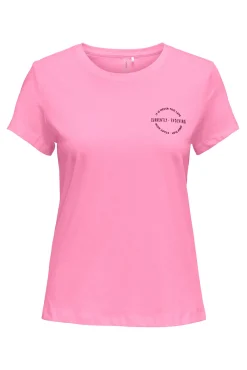 Camiseta de manga corta y cuello redondo