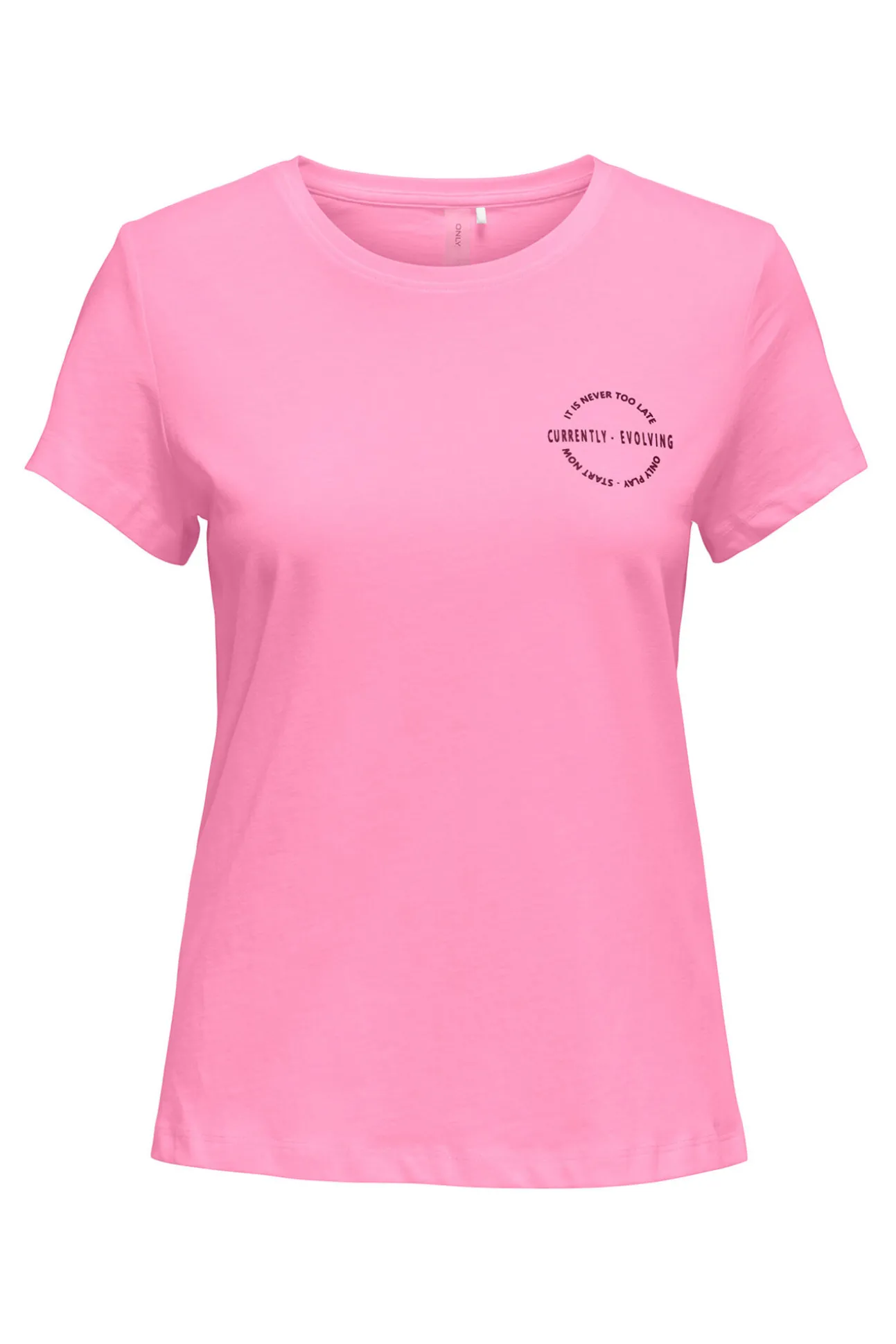 Camiseta de manga corta y cuello redondo