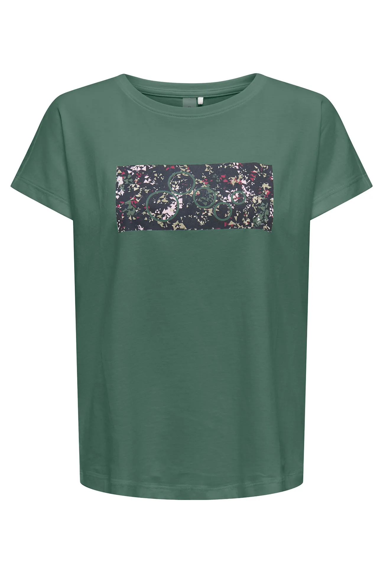 Camiseta de manga corta y cuello redondo