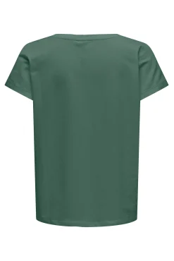 Camiseta de manga corta y cuello redondo