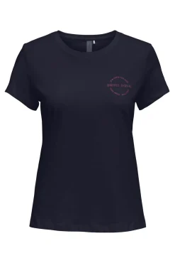 Camiseta de manga corta y cuello redondo