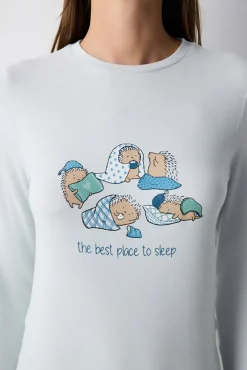 Camiseta de pijama manga larga
