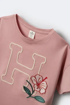 Camiseta detalle cordon niña