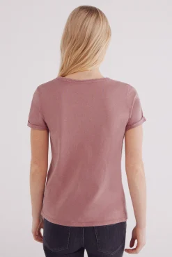 Camiseta efecto lavado