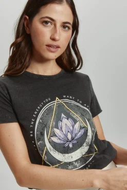 Camiseta estampada de manga corta