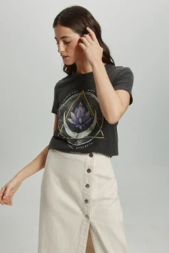 Camiseta estampada de manga corta