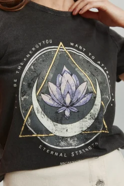 Camiseta estampada de manga corta