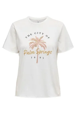 Camiseta estampada de manga corta