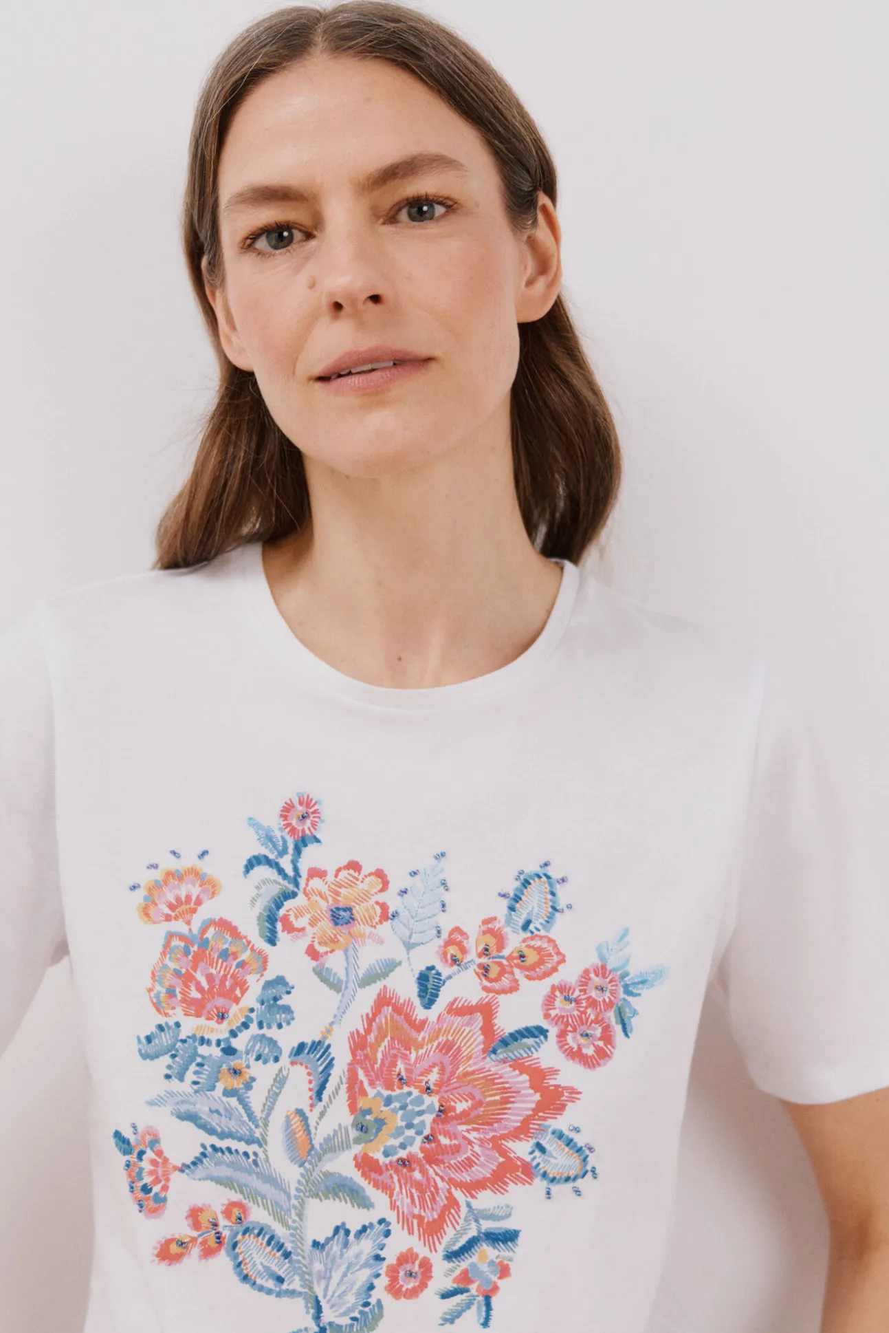 Camiseta estampado floral