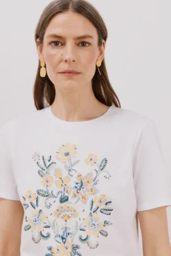 Camiseta estampado floral