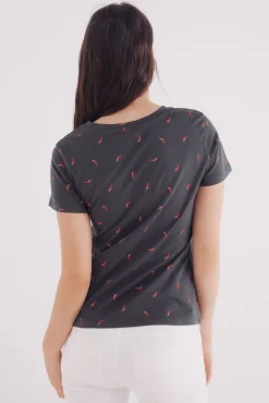 Camiseta estampado frutas