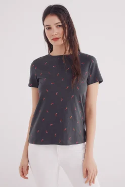 Camiseta estampado frutas