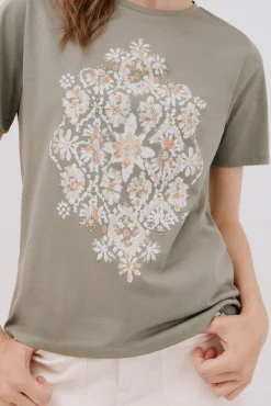 Camiseta estampado posicional