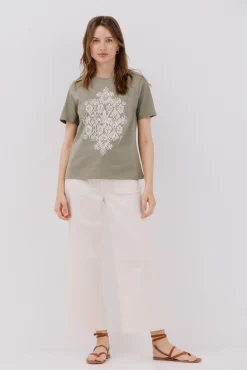 Camiseta estampado posicional