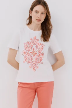 Camiseta estampado posicional