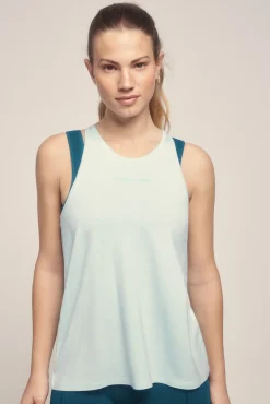 Camiseta fluida modal azul claro