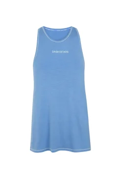 Camiseta fluida modal azul