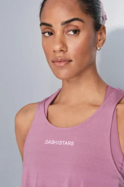 Camiseta halter asimétrica rosa