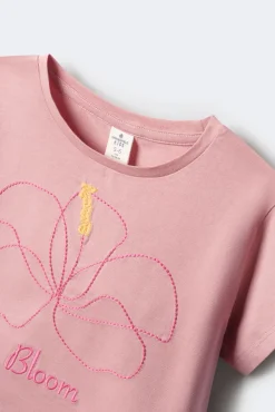 Camiseta hibiscus niña