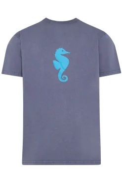 Camiseta kaki print caballito de mar