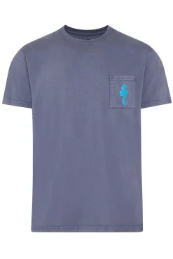 Camiseta kaki print caballito de mar