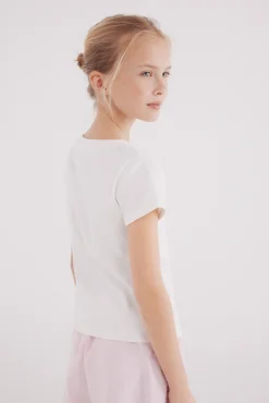 Camiseta lazo niña