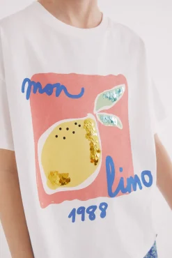 Camiseta limones niña