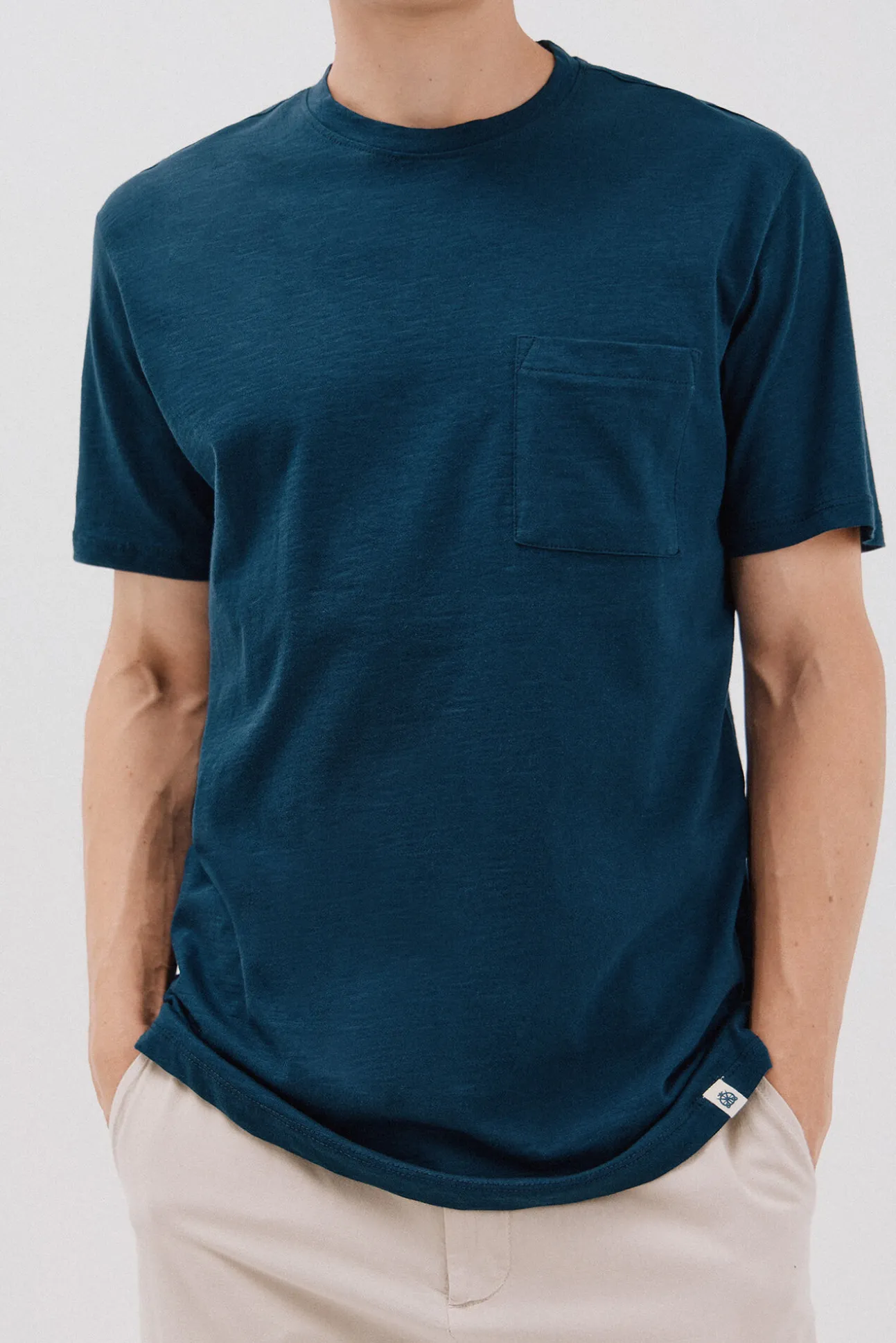 Camiseta lisa slub