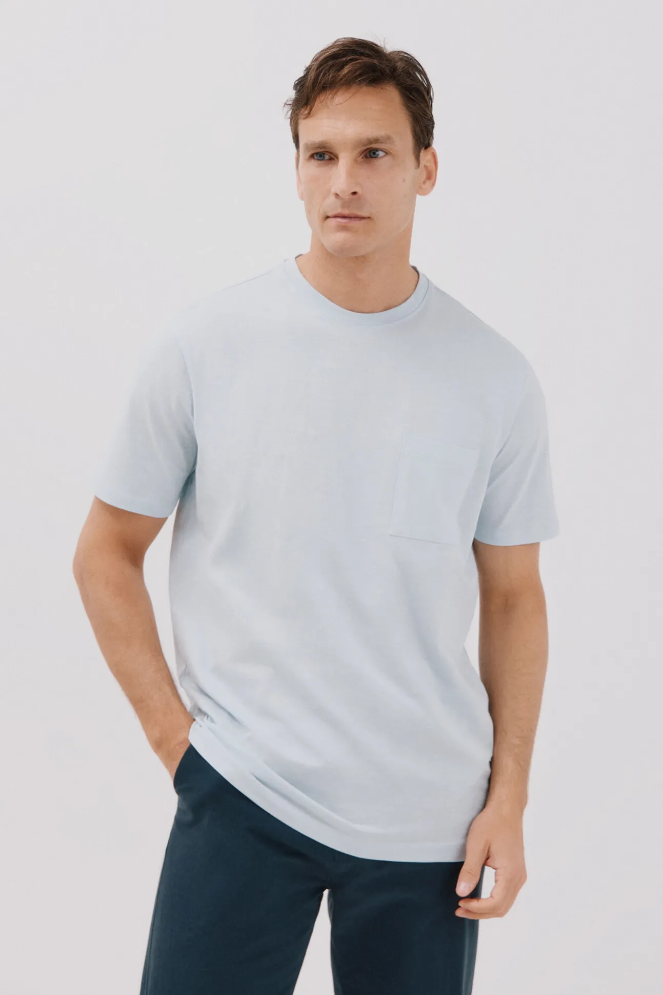 Camiseta lisa slub