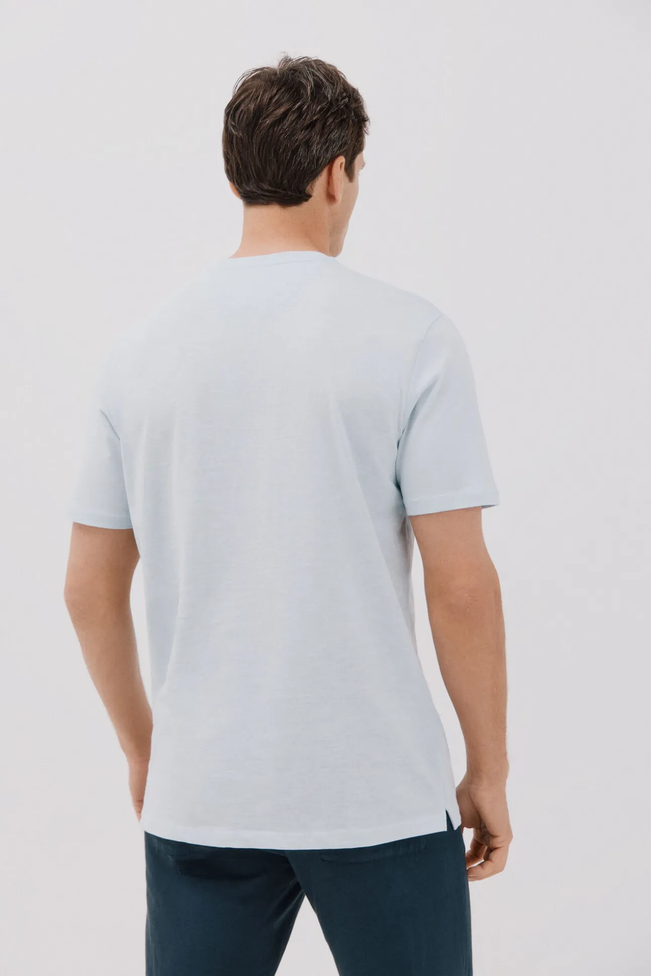 Camiseta lisa slub
