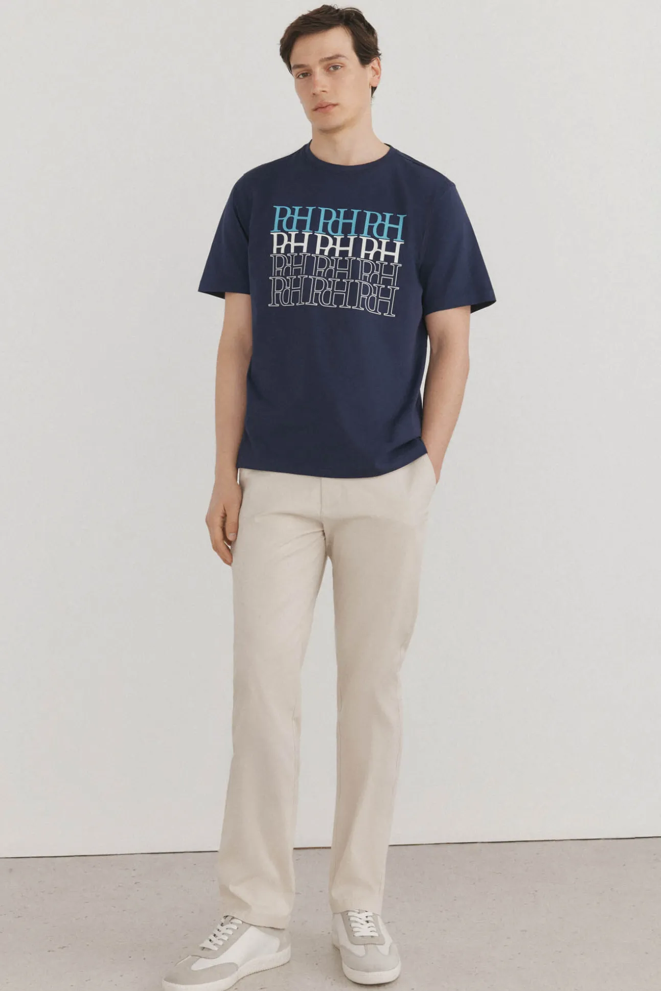 Camiseta logos estampados