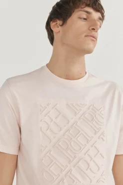 Camiseta logos relieve