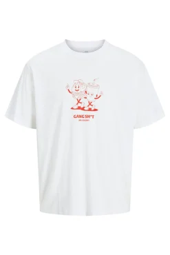 Camiseta loose fit manga corta