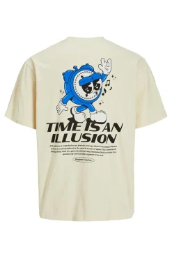 Camiseta loose fit manga corta