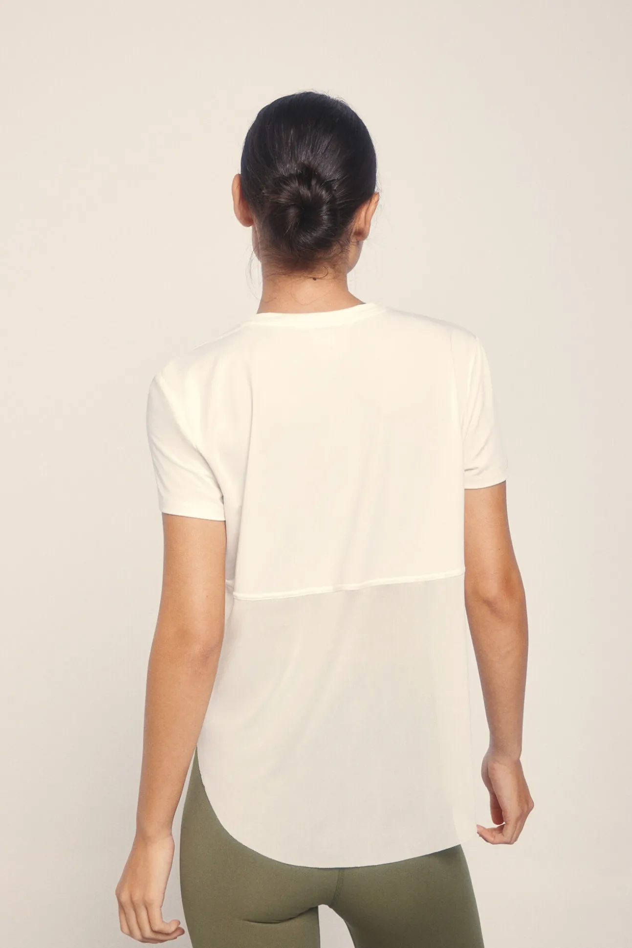 Camiseta manga corta espalda mesh