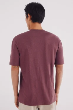 Camiseta melange básica