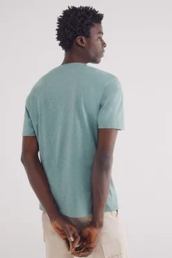 Camiseta melange básica