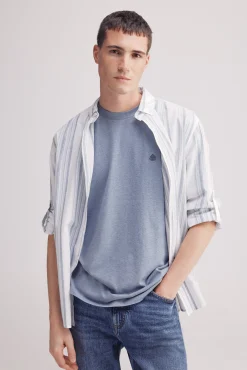 Camiseta melange básica