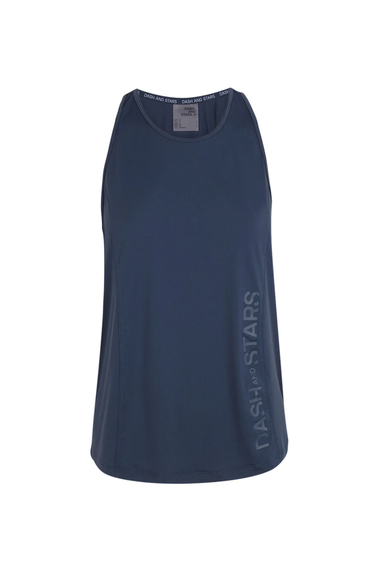 Camiseta microfibra halter azul